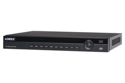 4K Ultra HD 16 Channel Security NVR, 3TB Hard Drive, POE, Records 4K (4 x 1080p) at 30FPS, with Audio Recording - Lorex Technology Inc.