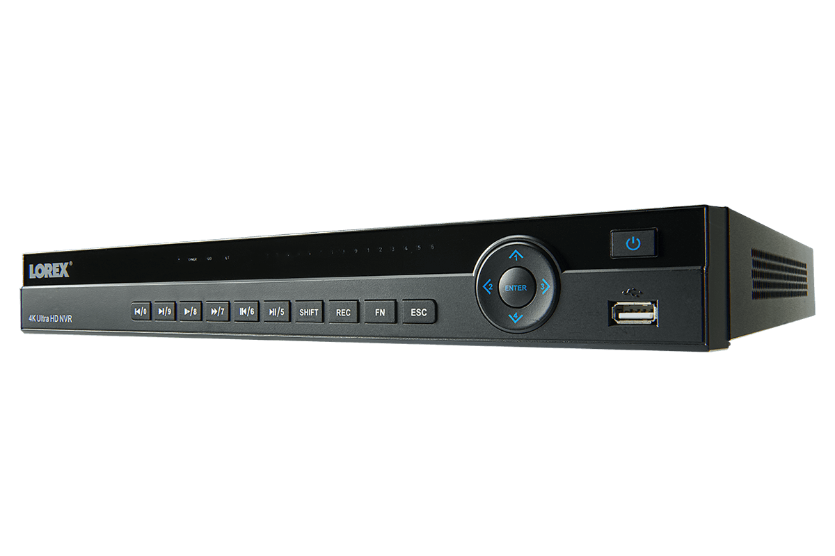4K Ultra HD 16 Channel Security NVR, 3TB Hard Drive, POE, Records 4K (4 x 1080p) at 30FPS, with Audio Recording - Lorex Technology Inc.