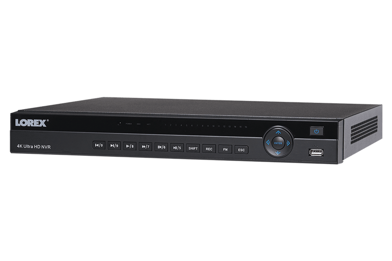 4K Ultra HD 32 Channel Security NVR, 6TB Storage, POE, Records 4K (4 x 1080p) at 30FPS with Audio Recording - Lorex Technology Inc.