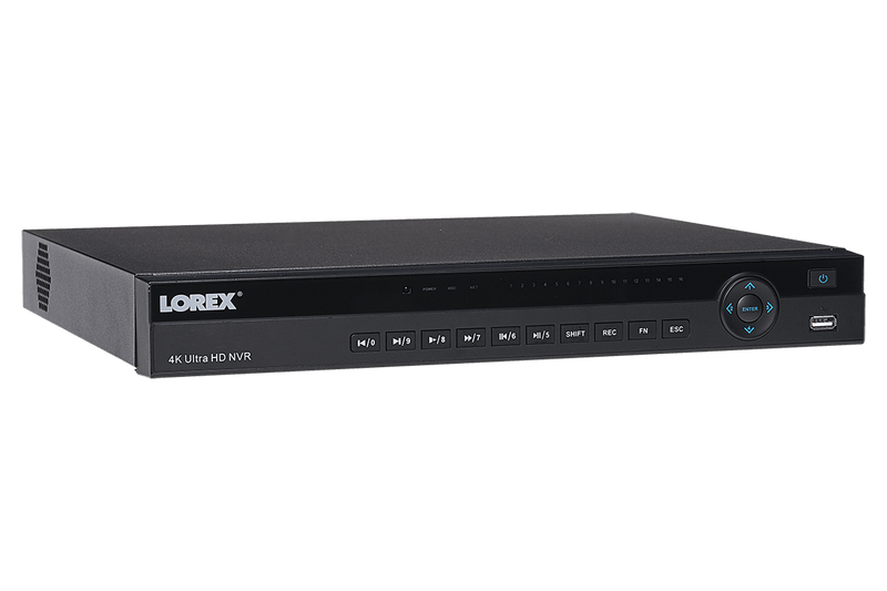 4K Ultra HD 32 Channel Security NVR, 6TB Storage, POE, Records 4K (4 x 1080p) at 30FPS with Audio Recording - Lorex Technology Inc.
