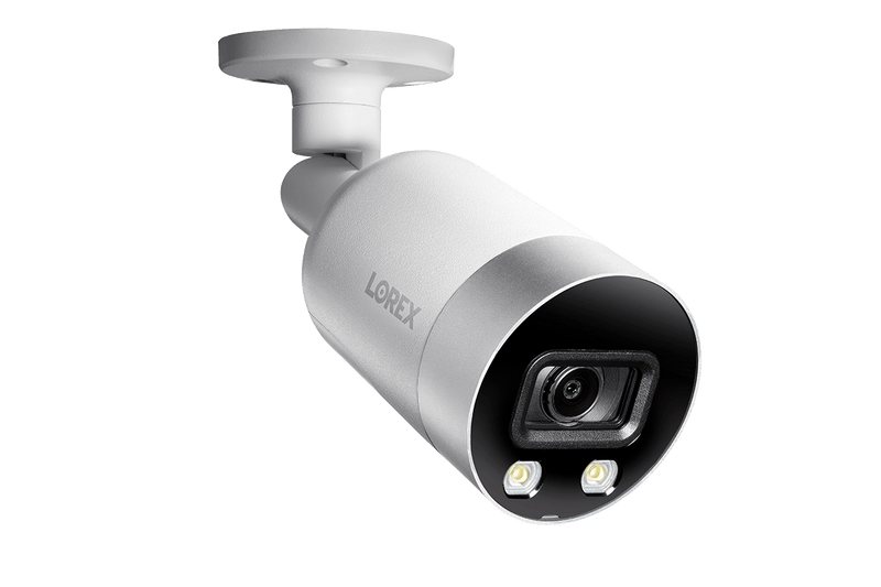 4K Ultra HD 8-Channel Fusion Series NVR System with 4 Smart Deterrence 4K (8MP) IP Cameras, 150FT Night Vision and 2TB Hard Drive - Lorex Technology Inc.
