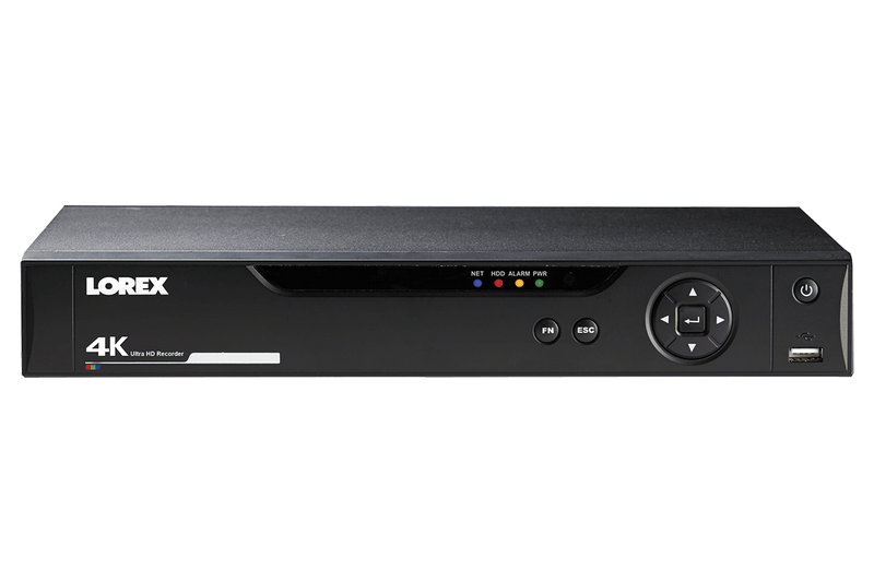 4K Ultra HD 8 Channel Security System with 6 Active Deterrence 4K (8MP) Cameras - Lorex Technology Inc.
