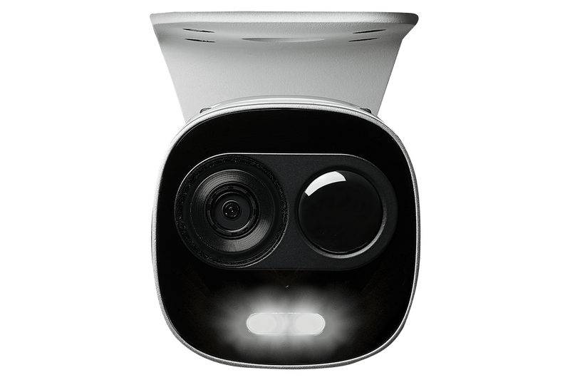 4K Ultra HD IP NVR System with 6 Active Deterrence Security Cameras, 130ft Night Vision - Lorex Technology Inc.