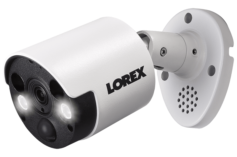 4K Ultra HD IP NVR System with 8 Active Deterrence Security Cameras, 130ft Night Vision - Lorex Technology Inc.