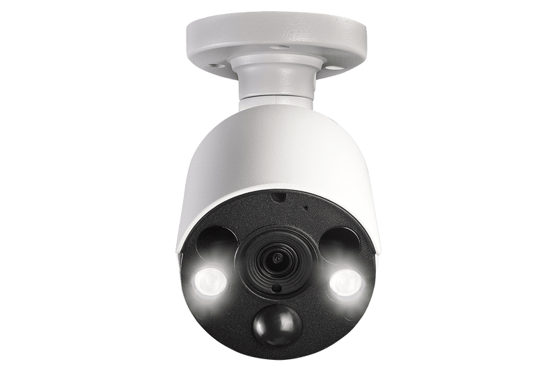 4K Ultra HD IP NVR System with 8 Active Deterrence Security Cameras, 130ft Night Vision - Lorex Technology Inc.