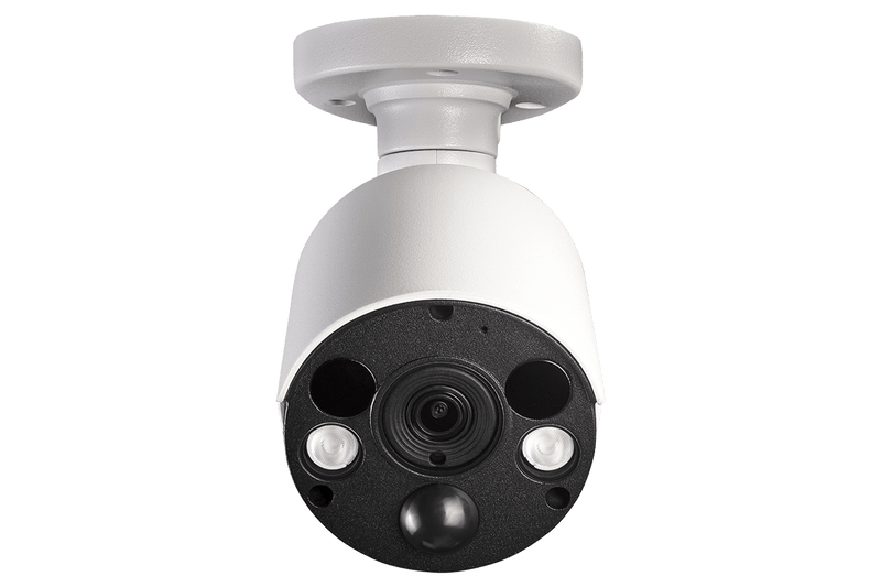 4K Ultra HD IP NVR System with 8 Active Deterrence Security Cameras, 130ft Night Vision - Lorex Technology Inc.