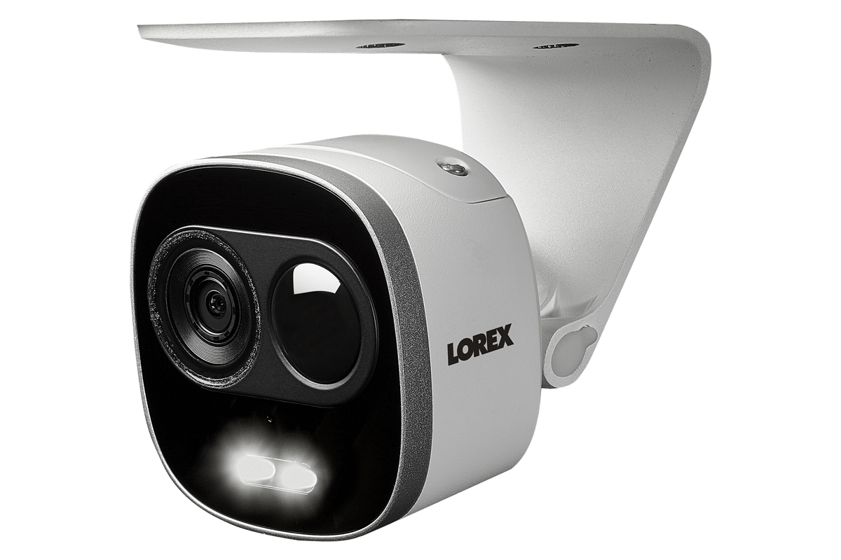 4K Ultra HD IP NVR System with 8 Active Deterrence Security Cameras, 130ft Night Vision - Lorex Technology Inc.