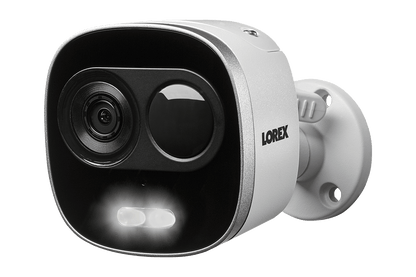 4K Ultra HD IP NVR System with 8 Active Deterrence Security Cameras, 130ft Night Vision - Lorex Technology Inc.
