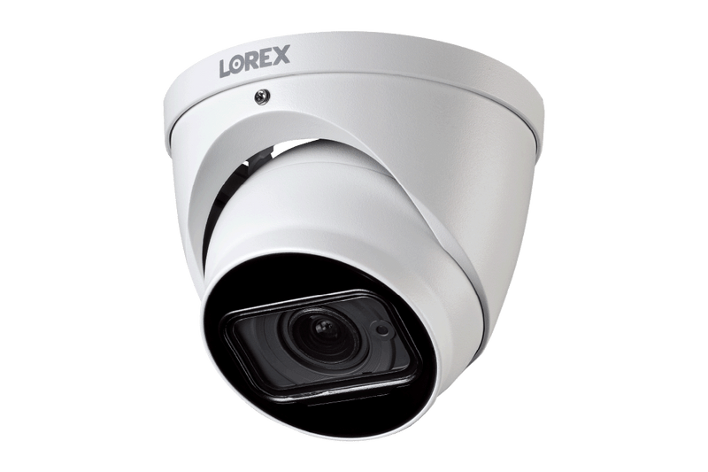 4K Ultra HD Motorized Varifocal Dome Security Camera with Color Night Vision (2-pack) - Lorex Technology Inc.