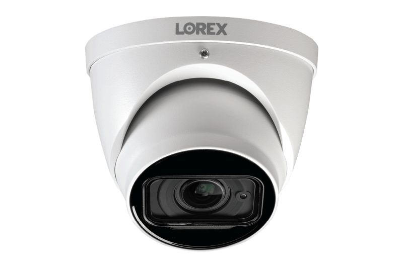 4K Ultra HD Motorized Varifocal Dome Security Camera with Color Night Vision (4-pack) - Lorex Technology Inc.