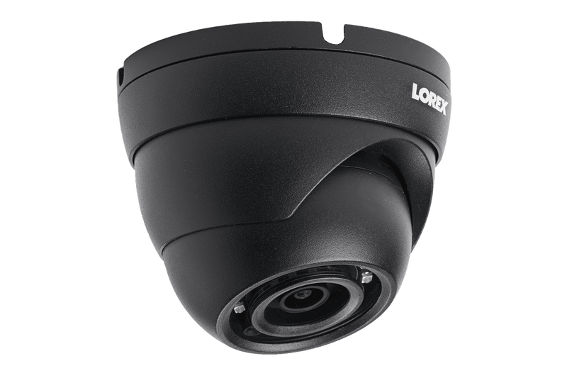 4MP Metal Dome Camera with 150FT Color Night Vision-Black - Lorex Technology Inc.