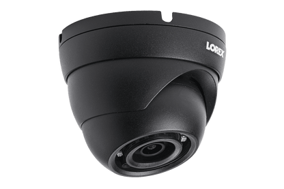 4MP Metal Dome Camera with 150FT Color Night Vision, HEVC, Black (4-pack) - Lorex Technology Inc.