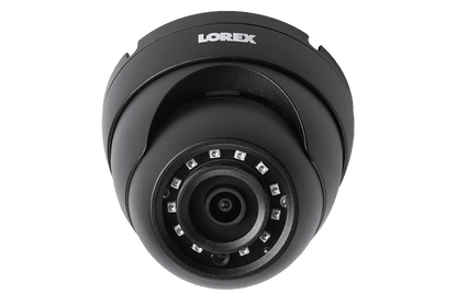 4MP Metal Dome Camera with 150FT Color Night Vision, HEVC, Black (4-pack) - Lorex Technology Inc.