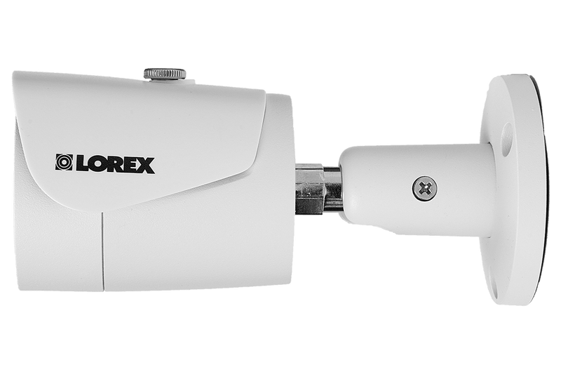 4MP Outdoor Metal Camera with 130FT Color Night Vision-White (2-pack) - Lorex Technology Inc.