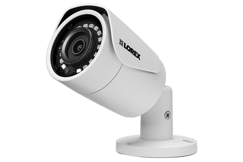 4MP Outdoor Metal Camera with 130FT Color Night Vision-White (2-pack) - Lorex Technology Inc.