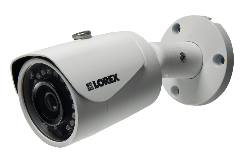 4MP Outdoor Metal Camera with 130FT Color Night Vision-White (2-pack) - Lorex Technology Inc.