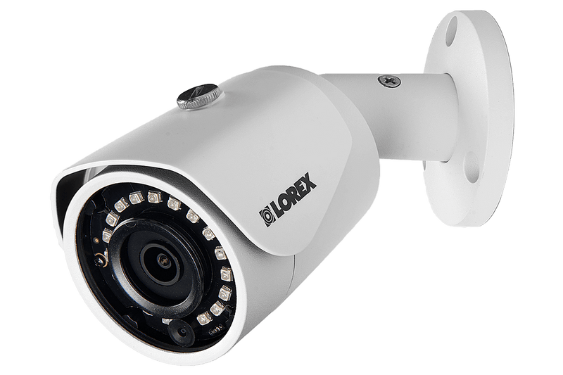 4MP Outdoor Metal Camera with 130FT Color Night Vision-White (2-pack) - Lorex Technology Inc.