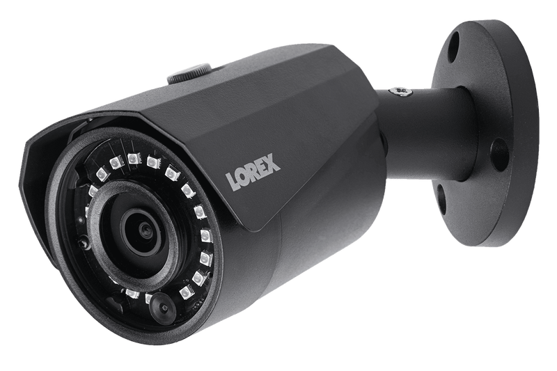 4MP Outdoor Metal Camera with 150FT Color Night Vision, HEVC, Black - Lorex Technology Inc.