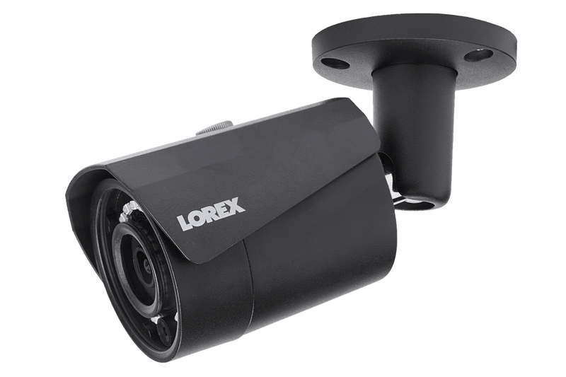 4MP Outdoor Metal Camera with 150FT Color Night Vision, HEVC, Black - Lorex Technology Inc.