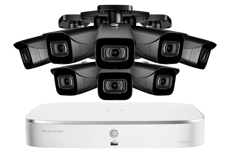 8-Channel 4K IP NVR System with Eight 4K (8MP) Smart IP Cameras - Lorex Technology Inc.