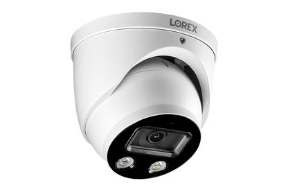 8-Channel Fusion NVR System with Dome and Bullet Smart Deterrence 4K IP Cameras - Lorex Technology Inc.
