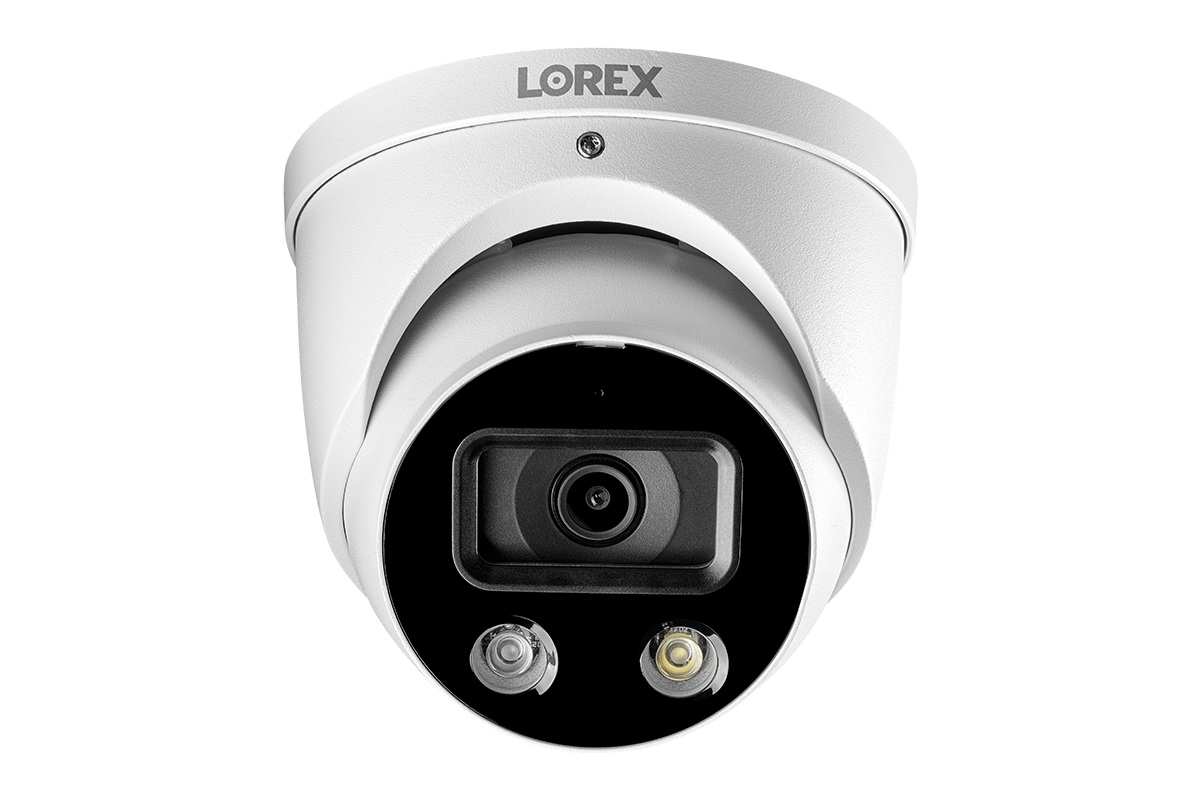 8-Channel Fusion NVR System with Dome and Bullet Smart Deterrence 4K IP Cameras - Lorex Technology Inc.