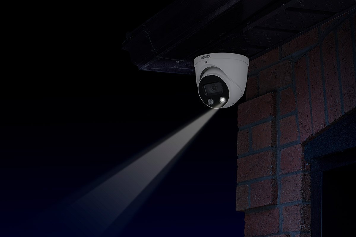 8-channel Fusion NVR System with Smart Deterrence and Mask Detection Security Cameras - Lorex Technology Inc.