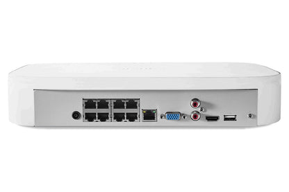 8-Channel NVR Fusion System with Four 4K (8MP) IP Cameras, 2K Wi-Fi Video Doorbell, and Smart Sensor Starter Kit - Lorex Technology Inc.
