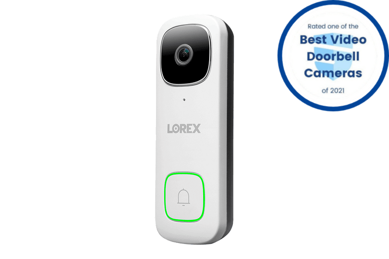 8-Channel NVR Fusion System with Four 4K HD Smart Deterrence IP Dome Camera, 2K Wi-Fi Video Doorbell, and Smart Sensor Starter Kit - Lorex Technology Inc.