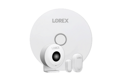 8-Channel NVR Fusion System with Six 4K (8MP) IP Cameras, 2K Wi-Fi Video Doorbell, Wi-Fi Floodlight Camera and Smart Sensor Starter Kit - Lorex Technology Inc.