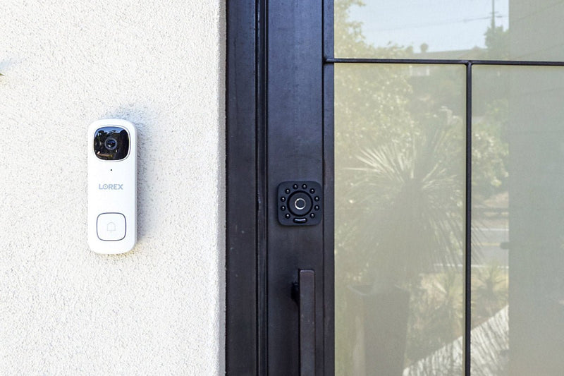 8-Channel NVR Fusion System with Six 4K HD Smart Deterrence IP Dome Cameras, 2K Wi-Fi Video Doorbell, Wi-Fi Floodlight Camera and Smart Sensor Starter Kit - Lorex Technology Inc.