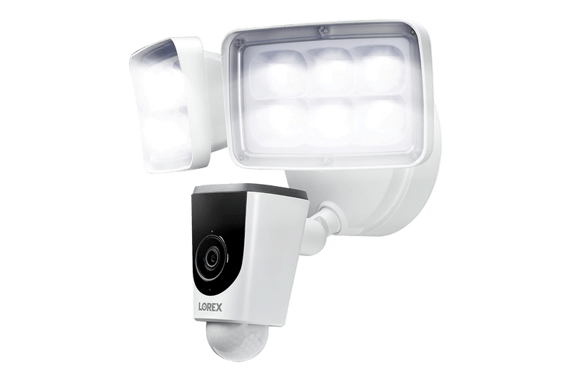 8-Channel NVR Fusion System with Six 4K Smart Deterrence IP Dome Security Cameras, Wi-Fi Floodlight and Indoor Camera - Lorex Technology Inc.