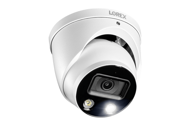 8-Channel NVR Fusion System with Six 4K Smart Deterrence IP Dome Security Cameras, Wi-Fi Floodlight and Indoor Camera - Lorex Technology Inc.