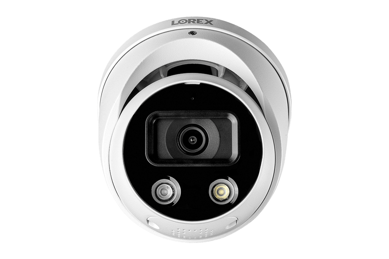 8-Channel NVR Fusion System with Six 4K Smart Deterrence IP Dome Security Cameras, Wi-Fi Floodlight and Indoor Camera - Lorex Technology Inc.