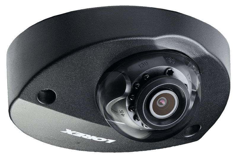 Audio HD IP 2K Dome Security Camera, 150ft night vision, wide angle lens - Lorex Technology Inc.
