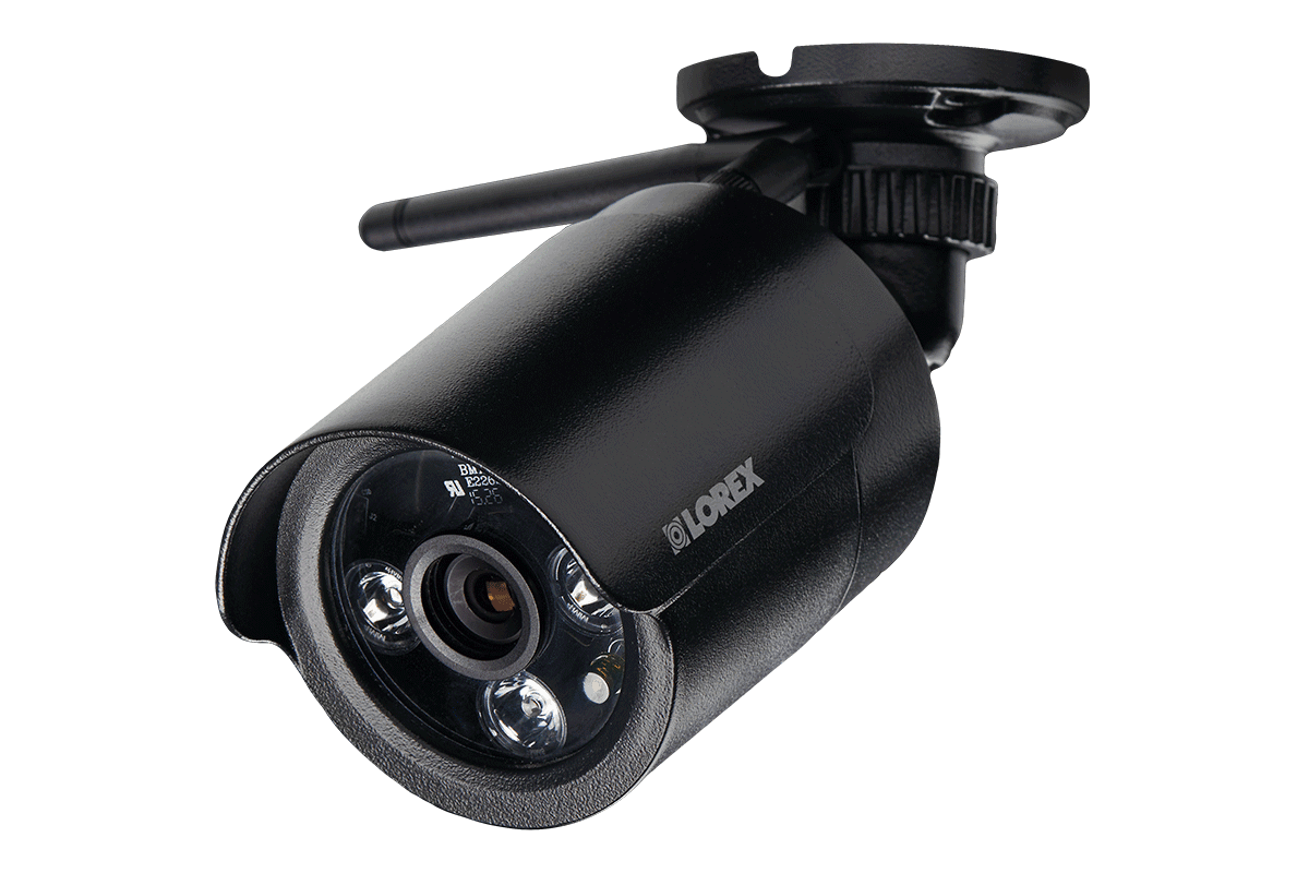 Black wireless cameras with night vision (4-pack) - Lorex Technology Inc.