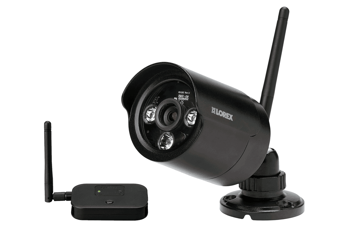 Black wireless cameras with night vision (4-pack) - Lorex Technology Inc.