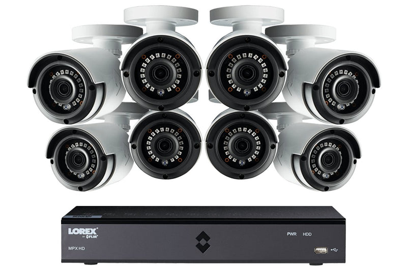 HD Security Camera System with eight 1080p Bullet Cameras & Lorex Secure Connectivity - Lorex Technology Inc.