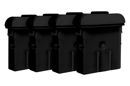 High-Capacity 4 Cell Battery Pack for LWB3900 Wire-Free Cameras (Black - 4-pack) - Lorex Technology Inc.