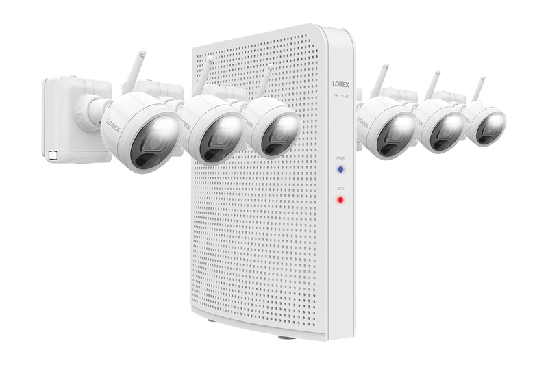 Lorex 2K Battery-Operated System with Active Deterrence Cameras and Person Detection - Lorex Technology Inc.