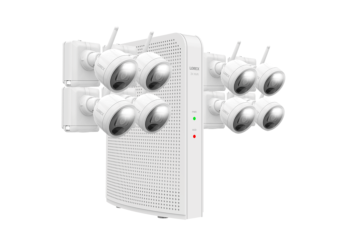 Lorex 2K Battery-Operated System with Active Deterrence Cameras and Person Detection - Lorex Technology Inc.