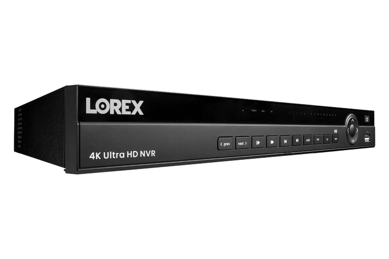 Lorex 4K (16 Camera Capable) 4TB NVR System with Eight 2K Pan Tilt Zoom IP Cameras - Lorex Technology Inc.