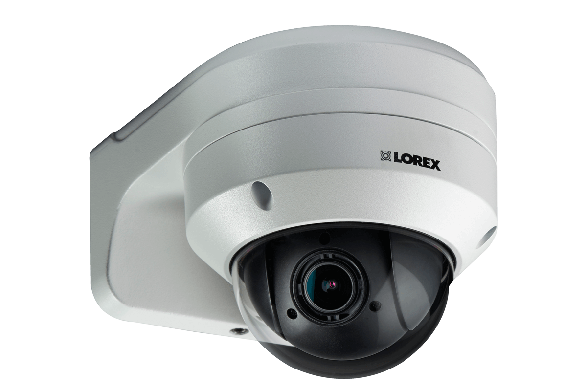 Lorex 4K (16 Camera Capable) 4TB NVR System with Eight 2K Pan Tilt Zoom IP Cameras - Lorex Technology Inc.