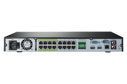 Lorex 4K (16 Camera Capable) 4TB Wired NVR System with Nocturnal 4 Smart IP Dome Cameras Featuring Motorized Varifocal Lens, Listen-In Audio and 30FPS Recording - Lorex Technology Inc.