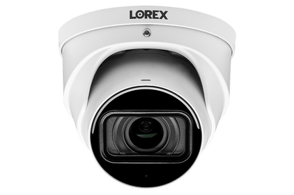 Lorex 4K (16 Camera Capable) 4TB Wired NVR System with Nocturnal 4 Smart IP Dome Cameras Featuring Motorized Varifocal Lens, Listen-In Audio and 30FPS Recording - Lorex Technology Inc.