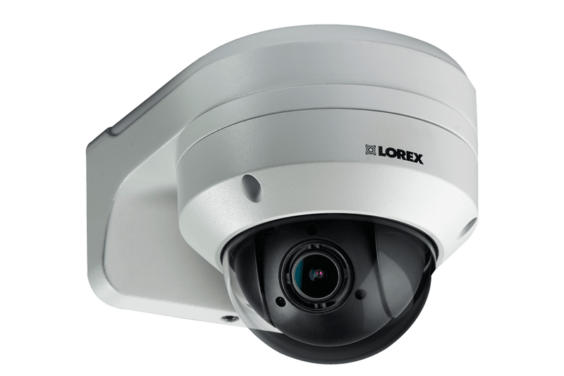 Lorex 4K 16 Camera Capable (8 Wired and 8 Wi-Fi) 2TB NVR System with Four 2K Pan Tilt Zoom IP Cameras - Lorex Technology Inc.