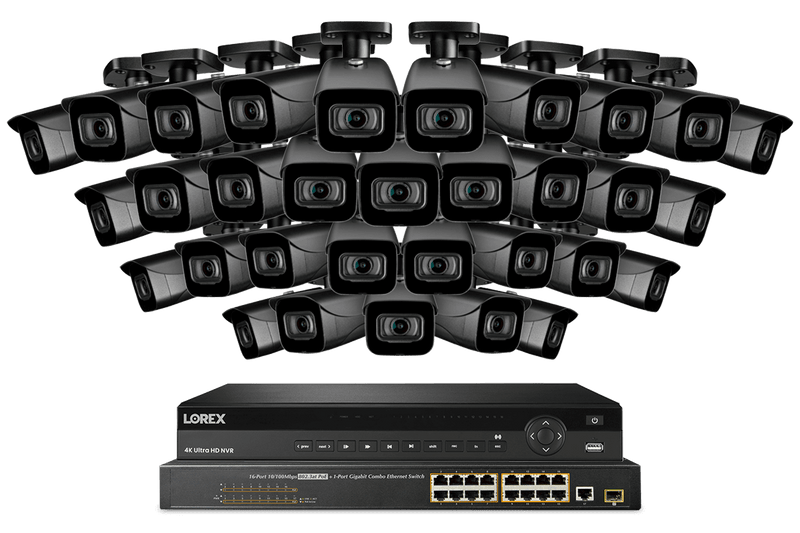 Lorex 4K (32 Camera Capable) 8TB Wired NVR System with IP Bullet Cameras - Lorex Technology Inc.