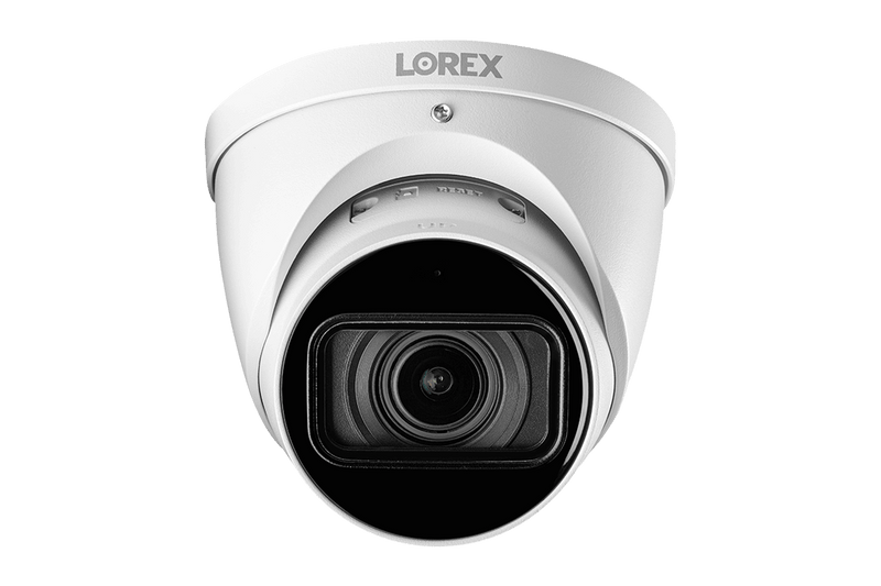 Lorex 4K (32 Camera Capable) 8TB Wired NVR System with Nocturnal 3 Smart IP Dome Cameras Featuring Motorized Varifocal Lens and 30FPS Recording - Lorex Technology Inc.