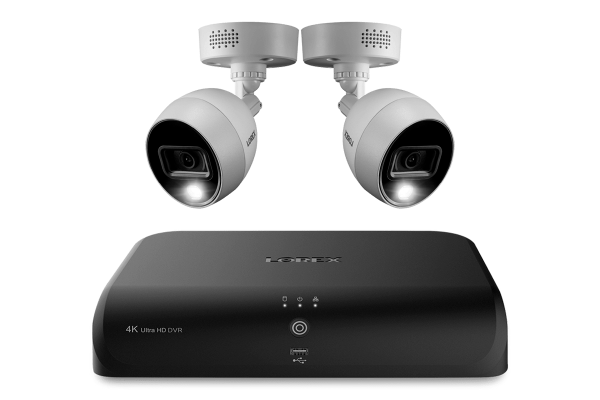 Lorex 4K (8 Camera Capable) 1TB Wired DVR System with Active Deterrence Bullet Cameras - Lorex Technology Inc.
