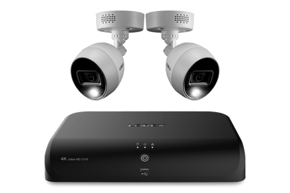 Lorex 4K (8 Camera Capable) 1TB Wired DVR System with Active Deterrence Bullet Cameras - Lorex Technology Inc.